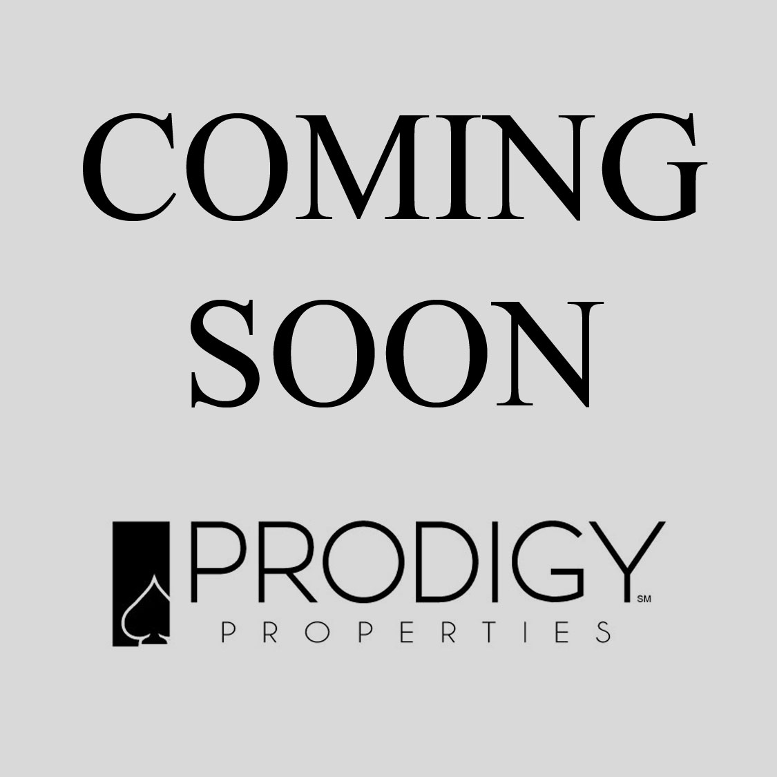 Coming Soon Coming Soon